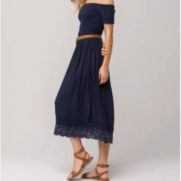 Roxy Dresses & Skirts - 🆕 Roxy Navy Blue Pretty Lovers Dress